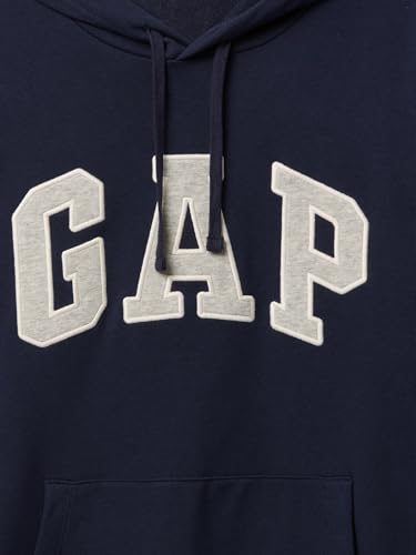 Image of Gap Men Embroidered Relaxed Fit Full Sleeve Hoodie