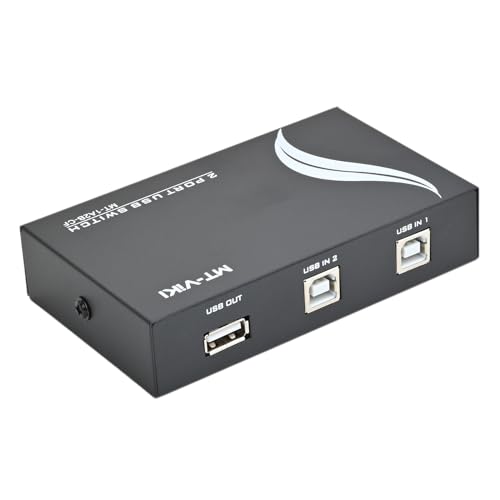 Image of 2 Port USB 2.0 Sharing Manual Switch Box Hub 2 PCS Share 1 USB Device for Printer Scanner Camera Keyboard (2 Port)