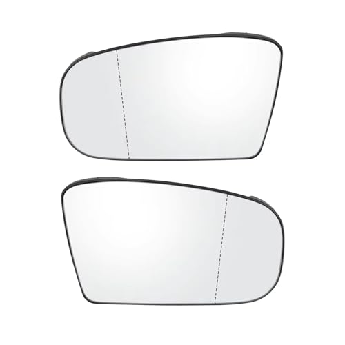 Verre rétroviseur pour Benz Classe S W220 1998-2002 côté chauffant blanc