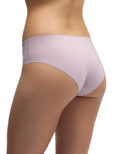 Image of Under Armour Women's 3-pack Pure Stretch No Show Hipster Underwear, All-day Comfort & Ultra-soft Fit