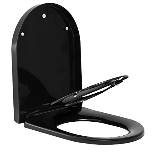 WOLTU Toilettendeckel mit Kindersitz, WC-Sitz mit Absenkautomatik,...