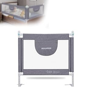 Bed Rail for Toddlers 37″ L, Infant Safety Bed Guardrail, Baby Protector Rail with Breathable Fabric Queen Size Bed (37″- Pack of 1)