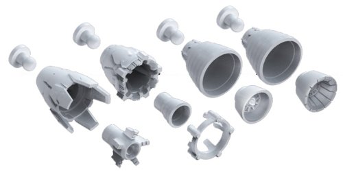MS Vernier 01 Bandai Hobby 1/100 pièces de construction pour maquette