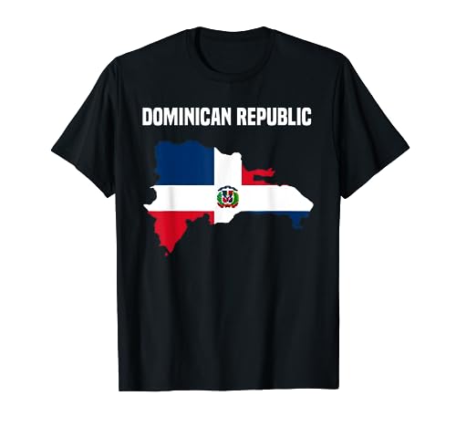Maglietta con bandiera dominicana all'interno