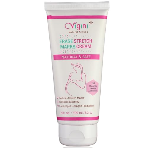 Vigini 100% Natural Actives Stretch Marks Scar removal cream oil in during after pregnancy delivery women,organic Bio Oil for to remove Hyperpigmentation,anti Cellulite,remover scars uneven skin tone