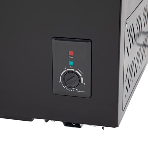 Willow W99CFB Freestanding 99L Chest Freezer with Removable Storage Basket, Suitable for Outbuildings and Garages, 4* Freezer Rating - Black - Image 7