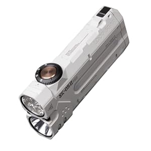 LOOP GEAR SK05 Pro 2-5000 Lumen LED Taschenlampe Flach Wiederaufladbar, High-CRI&RGB Licht, Spot & Flut Doppel-LED, Wechselbarer Akku, 22W Powerbank-Ausgang, Magnetfuß, IP68 Camping Outdoor Notfall