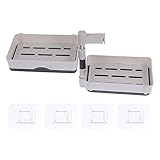 HEMOTON Bar Seife Halter Schlag Kostenloser Selbst Entleerung Gericht Saver Wand Montieren Rotation Schwamm Container für Dusche Bad Badewanne Küche Waschbecken Arbeitsplatte