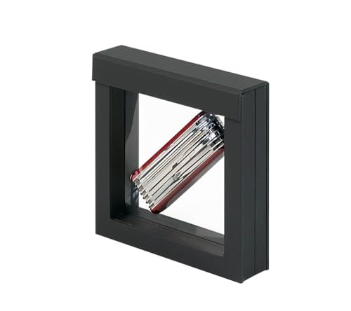 Cadre Nimbus 100 LINDNER Das Original vitrine de table noire pour sublimer vos bijoux et souvenirs
