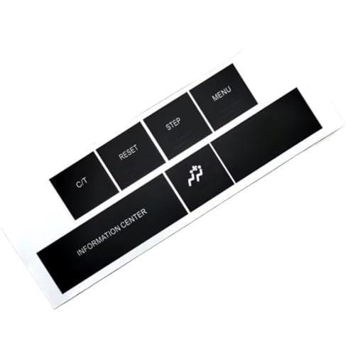 Autocollants de réparation pour boutons Jeep 2005-2009 console centrale