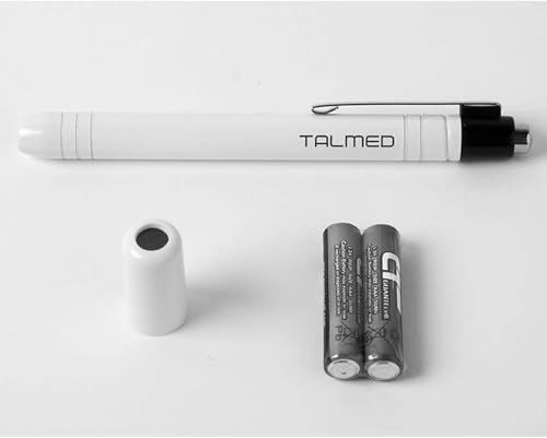 Linterna Médica LED TALMED para Exploración Clínica con Filtro Azul Luz Blanca Alta Intensidad Diagnóstico