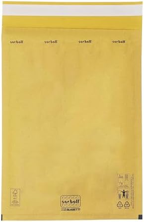 Buste Imbottite BLASETTI SACBOLL A - 10 Pezzi 13x20cm, Autosigillanti, Per Oggetti Fragili