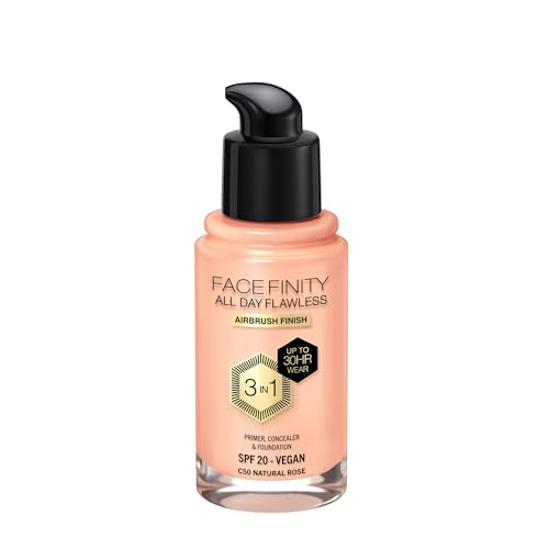 Image of Max Factor Facefinity All Day Flawless 3-in-1 Foundation - C50 Natural Rose