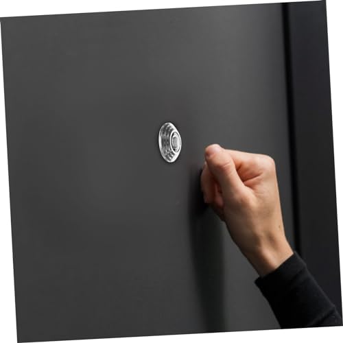 Mirilla para puerta con cubierta de privacidad resistente, visor de metal para seguridad en hogar, apartamento y hotel, instalación fácil, ángulo amplio de visión y diseño robusto miniatura 7