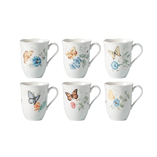 Image of Lenox 892798 Butterfly Meadow 6-Piece Mug Set