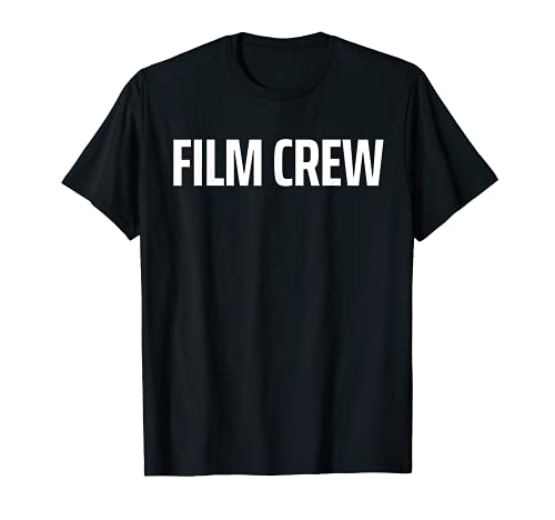 FILM CREW - Cineasta Producción Papel Película Creative Bold Camiseta
