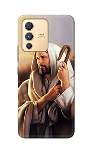 Image of PRINTFIDAA Catholic Image of Jesus Christ from Slovakia Hard Back Cover for Vivo V23 5G Back Cover -(P6) KAT1003