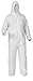 CLEANPRO Microporous Polypropylene Disposable Coveralls with Attached Hood, 25 Count (X-Large)