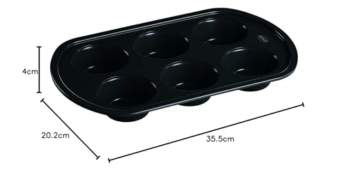 RÖSle Teglia Per Barbecue E Da Forno, Teglia Con Stampi Per Muffin, Barbecue A Gas E A Carbone O Usare Nel Forno, Resistente Al Calore Fino A 400 °C, Lamiera Di Acciaio Con Rivestimento Antiaderente - 3