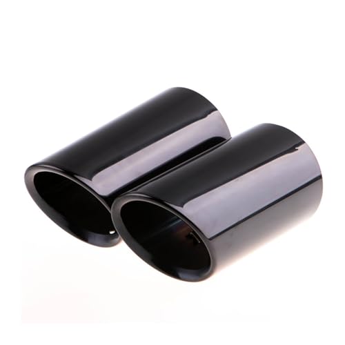 Bec d'échappement en acier inoxydable noir pour Audi A1 A3 A4 TT 2009-2015