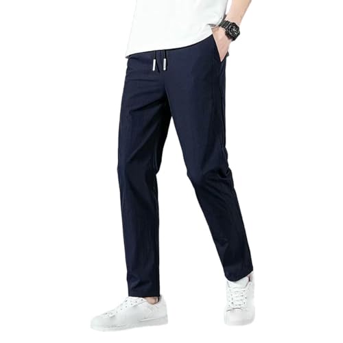 Pantalon décontracté homme coupe coréenne fluide et tendance