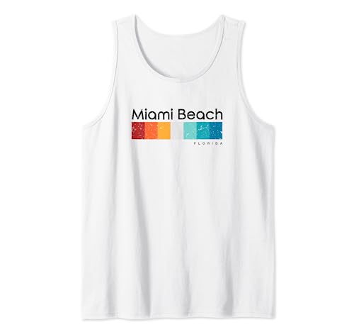 T-shirt vintage con design retrò miami beach fl