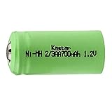 Kastar 2/3AA Rechargeable Ni-MH Battery Replacement for Solar Light, High Power Static Applications (Telecoms, UPS and Smart Grid), Electric Mopeds, Meters, Radios, RC devices, Electric Tools