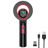 Symcode Pet Microchip Scanner, ISO11784/85/FDX-B/EMID (2.4GHz Wireless+Bluetooth+USB) All in one 1.44” TFT Screen Display 240 Data Storage Upload to PC Microchip Scanner Reader for Dog/Pet/Cat/Animal