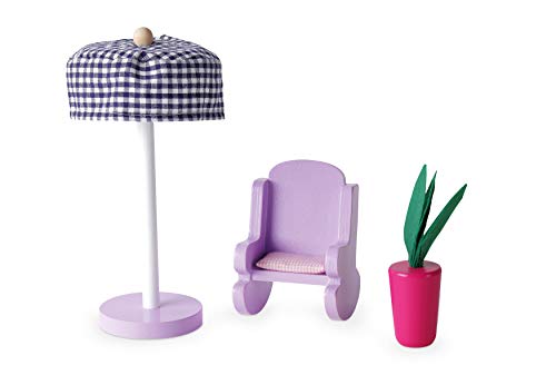 Small Foot 11068 Casa de muñecas de Lujo de Madera, 3 Plantas con Garaje Incl. 12 Piezas mobiliario, para 8 en adelante - imagen 2