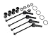 Traxxas 8950X Driveshafts, Steel Constant-Velocity, Front Or Rear (4)