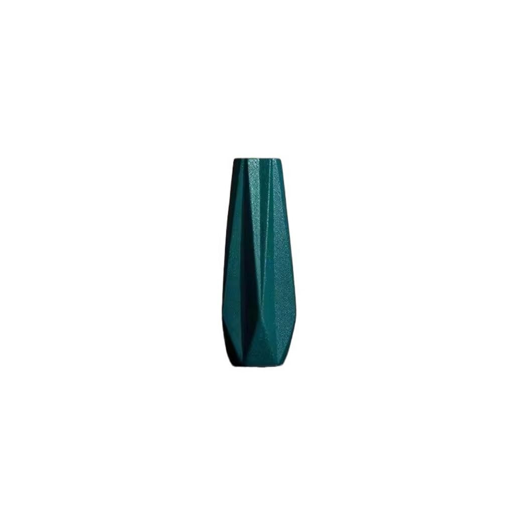Vaso Semplice vaso in ceramica nordica, composizione floreale leggera e lussuosa sul tavolo da soggiorno, decorazione con fiori secchi, ornamenti moderni Vaso In Ceramica(Green,S)