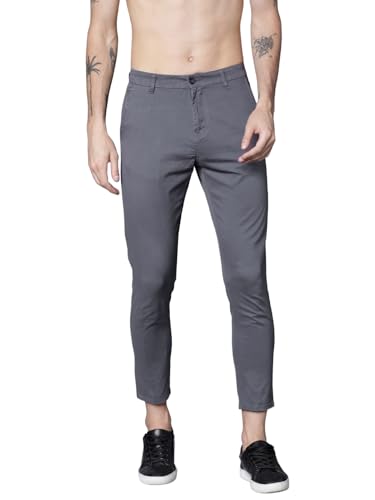 Image of Highlander Men's Tapered Fit Cargo Trousers| Stylish & Comfortable for Casual, Travel & Active Wear | Trouser for Men