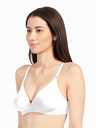 Image of SONARI Omania Womens Non-Padded Cotton Polyester Bras - Solid, Non-Wired, Medium Coverage, Hand Washable (Pack of 2)