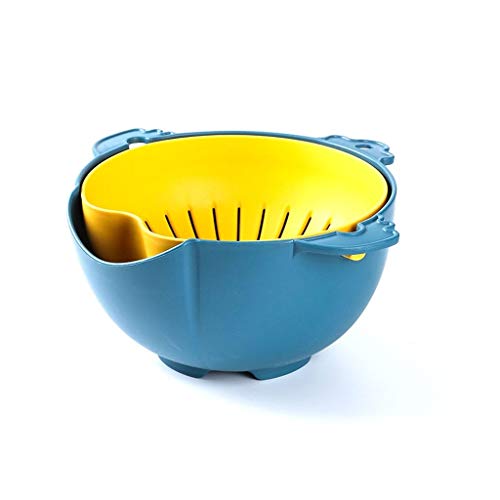 Plateau de fruits Fruit Basket Set - cuisine Fruit Bowl Set Porte-légumes décoratifs Support for pain, des collations, des ménages Articles de stockage Plat de fruits ( Color : Blue , Taille : Large )