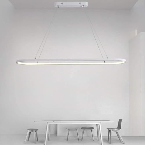 Pendants lights 35 pouces en aluminium premium avec système de suspension LED télécommandé