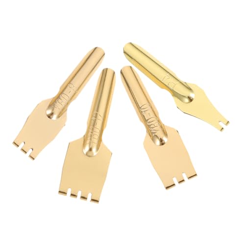TEHAUX Ink Pen Accessory 4pcs Flat Pen Nibs for Writing Artistic Drawing Nibs for Writing Sketching