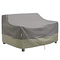 Kylinlucky Outdoor Furniture Covers Waterproof, 2-Seater Deep Seat Loveseat Cover- Patio Sofa Covers Fits up to 58 x 40 x 33 inches