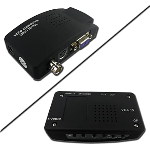 InstallerCCTV BNC to VGA, S Video to VGA Converter, BNC and VGA Input to VGA Output Laptop Computer Monitor Converter Cover