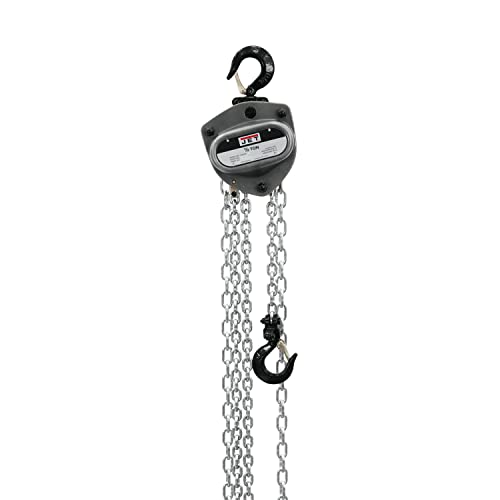 JET 1/2-Ton Hand Chain Hoist, 15' Lift, Overload Protection (L-100-50WO-15)