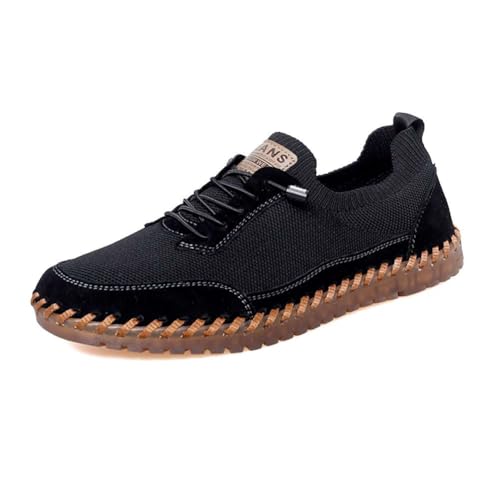 Image of Men's Genuine Leather Loafer Shoes Slip On Soft Walking Driving Shoes