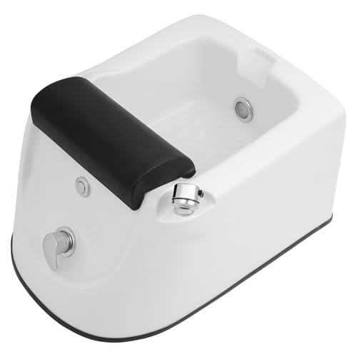 Foot Spa Bath Massager, Adjustable Hot & Cold Water Foot Massager Spa Soaking Tub with Hand Shower&Massage, Muticolor Lamp Pedicure Foot Spa Bathtub, Foot Detox Bathtub for Home Salon Spa Beauty Store