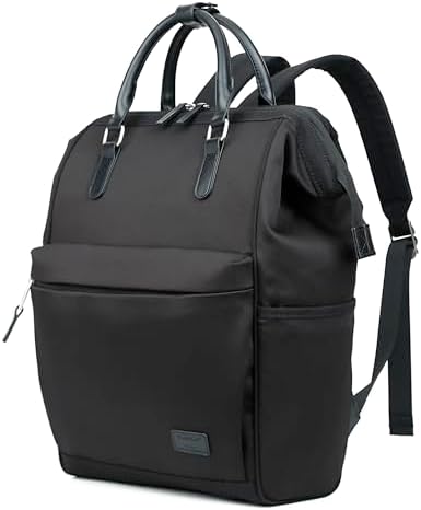 Leather Backpack Kah&Kee Faux – Waterproof Laptop Bag For Women, Men & Teachers Vintage Style Laptop Bag-398363