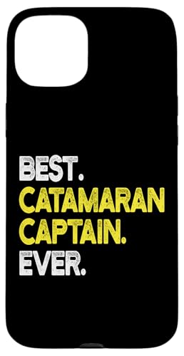 Mens & Womens Best Catamaran Captain Ever Boat Lover �X�}�z�P�[�X iPhone 15 Plus �p