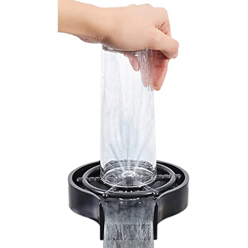 Lavabicchieri Automatico Per Lavandino - Sciacquatrice Con 11 Gettti A 360°, In Acciaio Inox - Foto 5