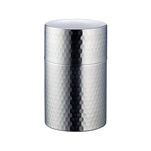 錫製 茶筒 創業100周年記念 藤沢薬品工業 Amazon｜茶缶茶筒錫製品 (ダブル錫蓋密封) 茶器伝統工芸錫97