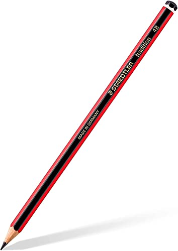 STAEDTLER Tradition Pencils, School, Drawing, Sketching - 4B - Pack of 6