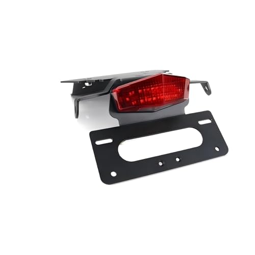 Support de plaque moto rouge pour Triumph Bonneville T100 Scrambler balades et rassemblements