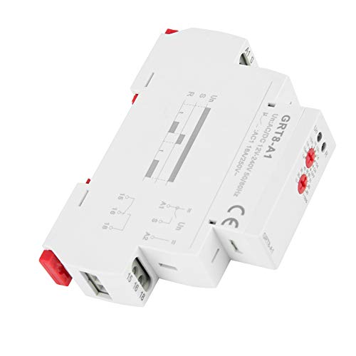 Relais temporisé GRT8A1 mini temporisateur rail DIN universel