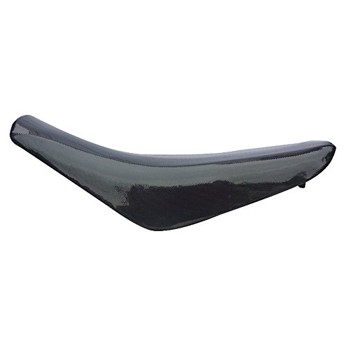 DELUXEMOTO Black Low Concave Plastics Foam Seat for Honda CRF50 XR50 Pit Dirt Trail Bike 50cc 70cc 90cc 110cc SSR 125cc 140cc 150cc 160cc SSR Atomik Thumpstar Apollo Kayo Stomp Piranha Pitster