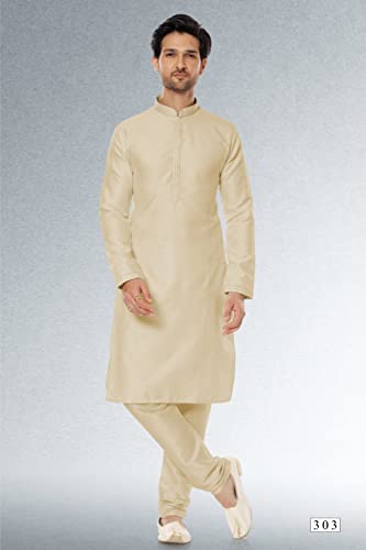 Indian Pakistani Men's Tunic Fancy Jacquard Silk Party Festive Ethnic Wear Kurta Pajama Dress Set3